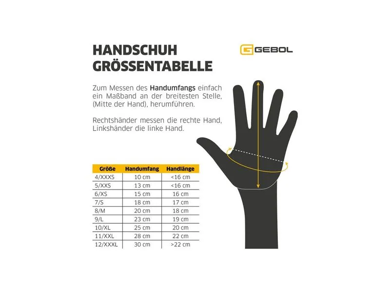 Gebol Arbeitshandschuh Master Thermo 10 Grösse: 10, Gebol Arbeitshandschuh Master Thermo 10 Grösse: 10,