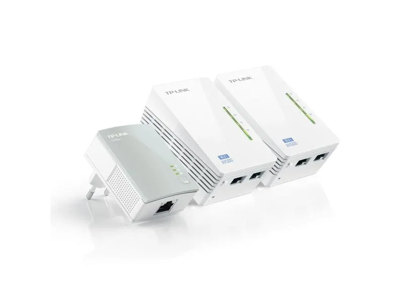 TP-Link Powerline TL-WPA4220 TKIT 2xTL-WPA4220, 1xTL-PA4010 TP-Link Powerline TL-WPA4220 TKIT 2xTL-WPA4220, 1xTL-PA4010