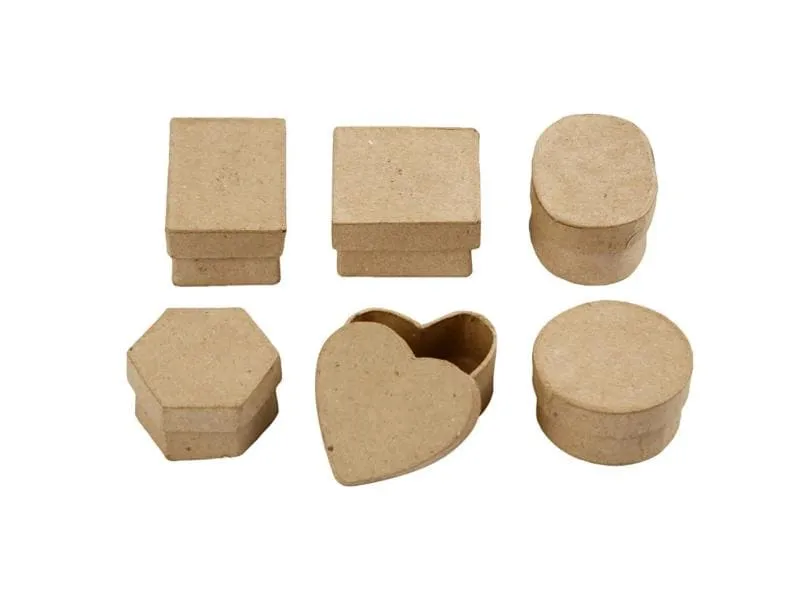 Creativ Company Papp-Schachtel 4-6 cm 6 Stück