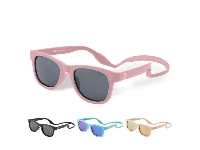 Baby Sunnies Baby-Sonnenbrille mit Band Rosa Baby Sunnies Baby-Sonnenbrille mit Band Rosa