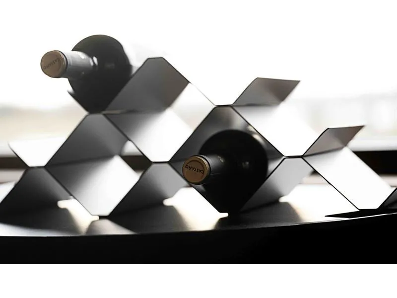 Zone Denmark Weinregal Rocks für 9 Flaschen, Schwarz Zone Denmark Weinregal Rocks für 9 Flaschen, Schwarz