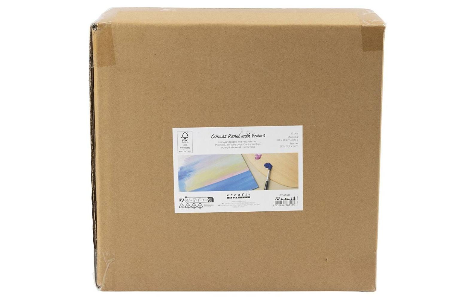 Creativ Company Keilrahmen 30 x 30 cm, Weiss, 10 Stück Creativ Company Keilrahmen 30 x 30 cm, Weiss, 10 Stück