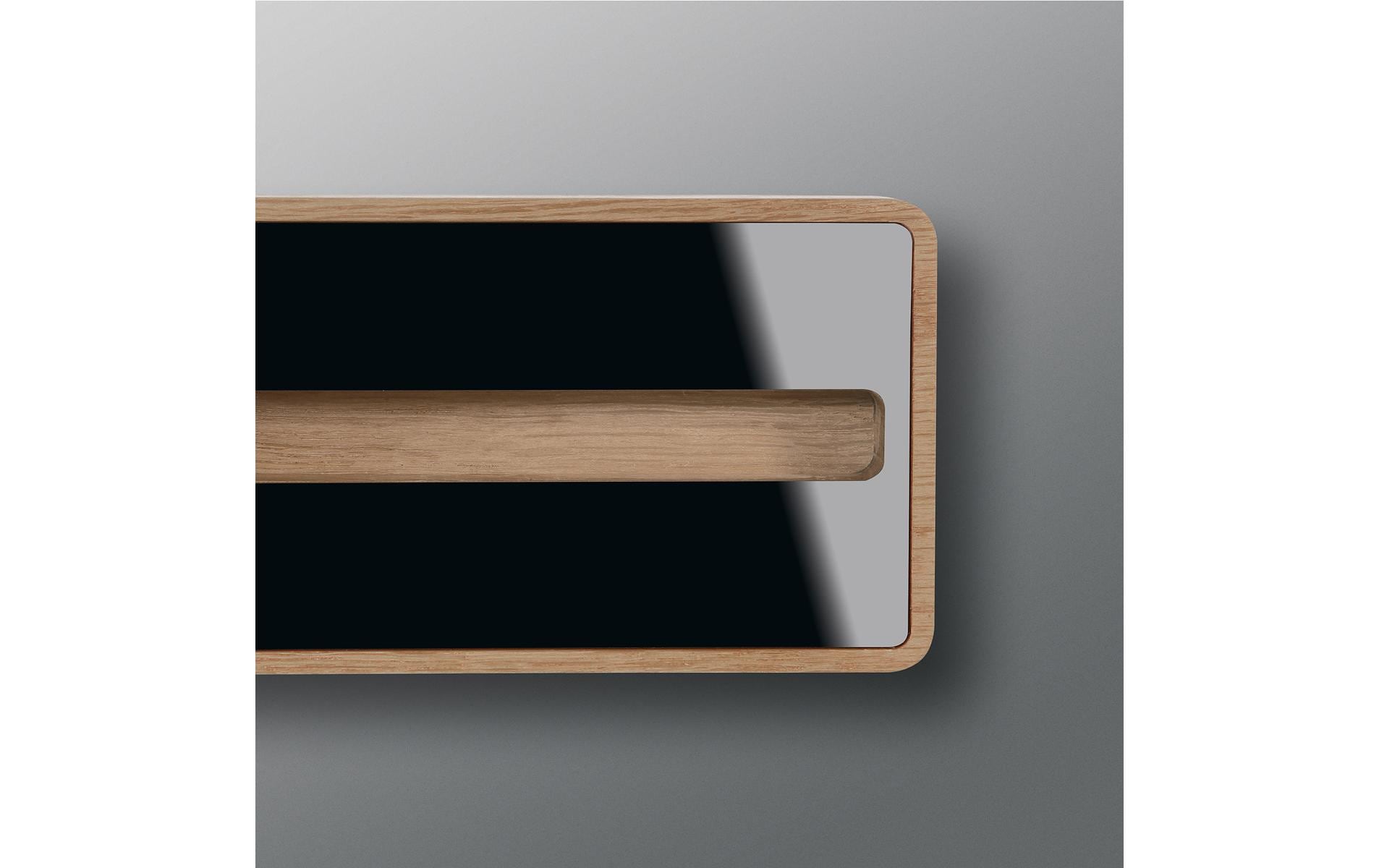 Sigel Visitenkartenhalter 2-fach, Schwarz/Braun