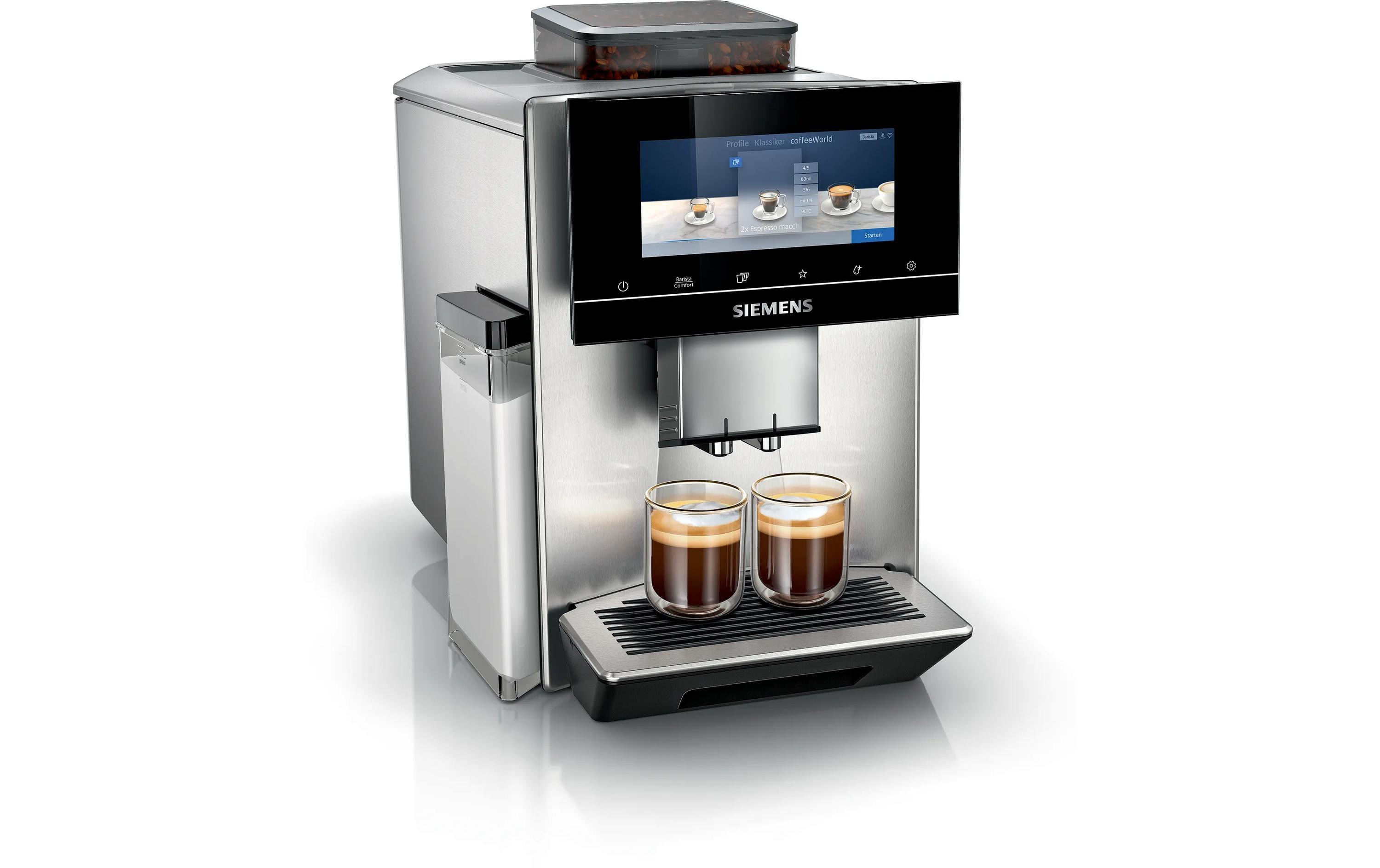 Siemens Kaffeevollautomat EQ 900 TQ905D03 Edelstahl Siemens Kaffeevollautomat EQ 900 TQ905D03 Edelstahl