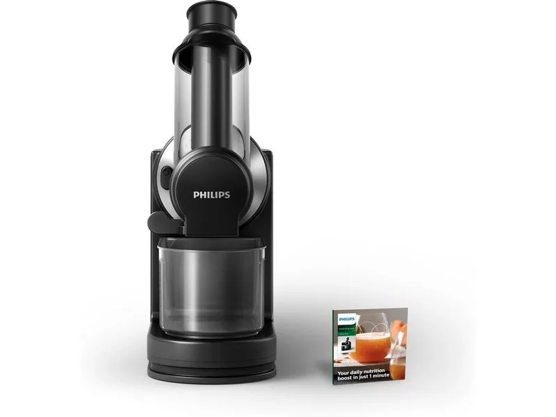 Philips Slow Juicer Viva Collection HR1889/70 Schwarz/Silber Philips Slow Juicer Viva Collection HR1889/70 Schwarz/Silber