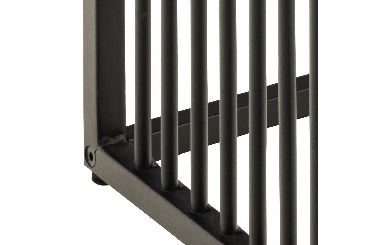 AC Design Beistelltisch Strington 40 x 40 x 42 cm, Schwarz