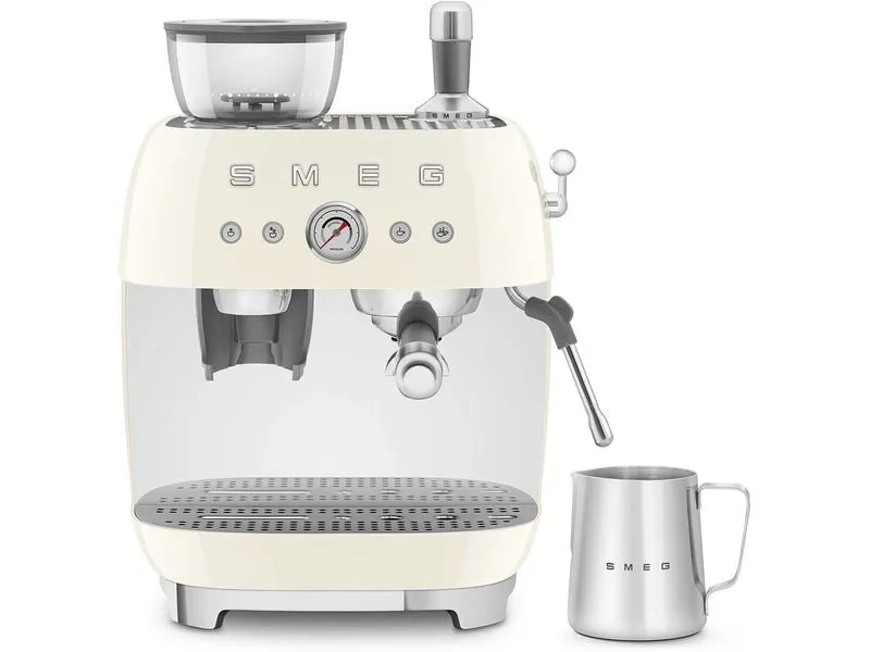 SMEG Siebträgermaschine 50's Style EGF03CREU Crème SMEG Siebträgermaschine 50's Style EGF03CREU Crème