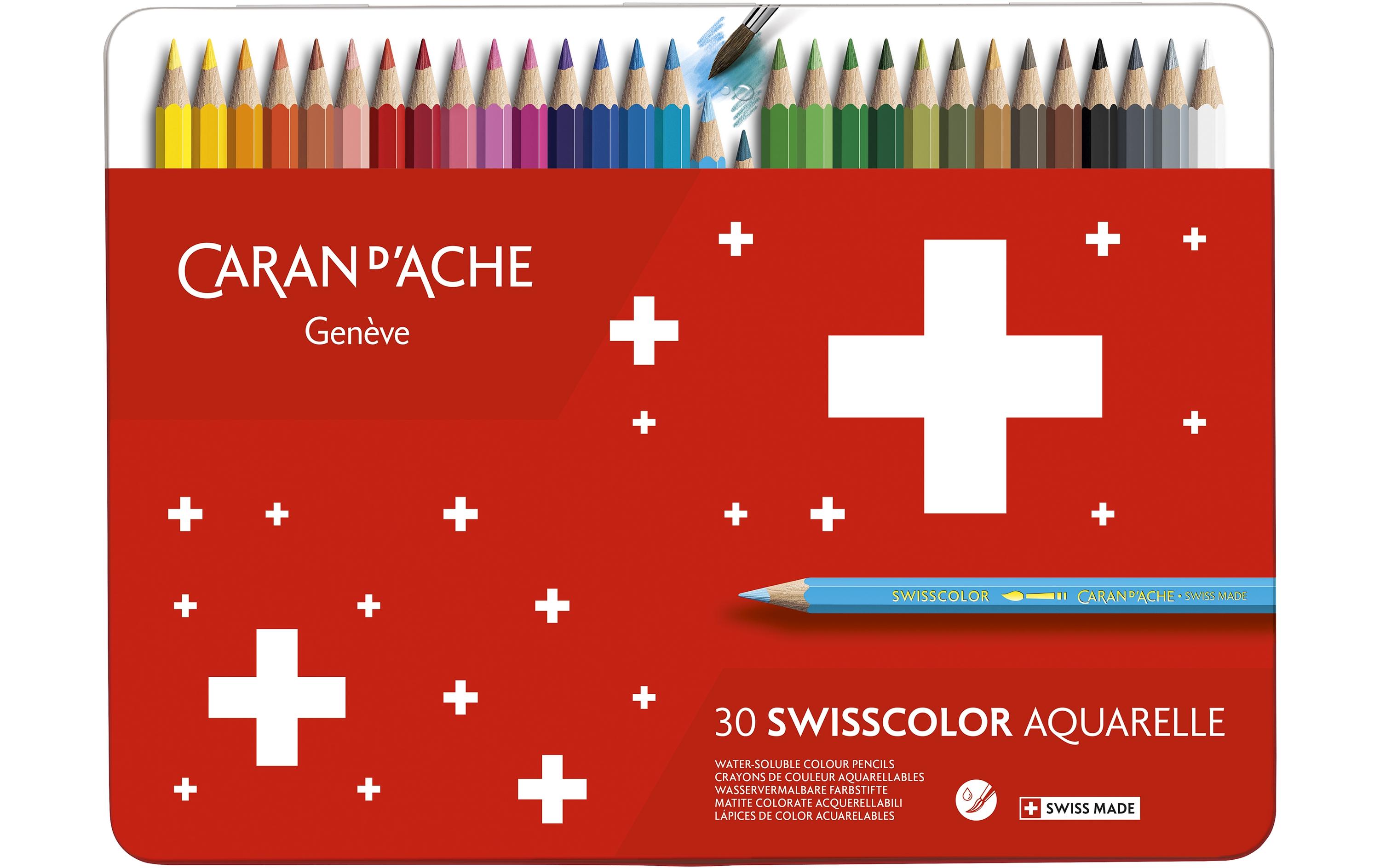 Caran d'Ache Aquarellfarbstifte Swisscolor 30 Stück Caran d'Ache Aquarellfarbstifte Swisscolor 30 Stück