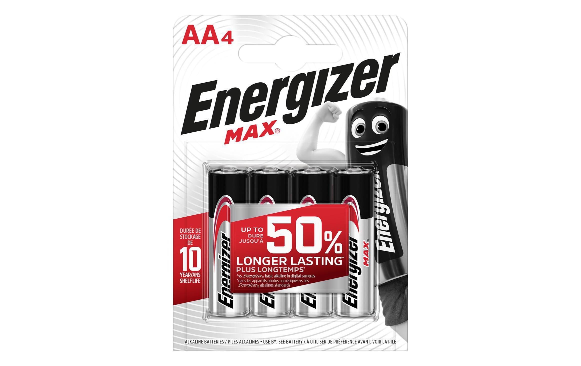Energizer Batterie Max Mignon AA 4 Stück Energizer Batterie Max Mignon AA 4 Stück