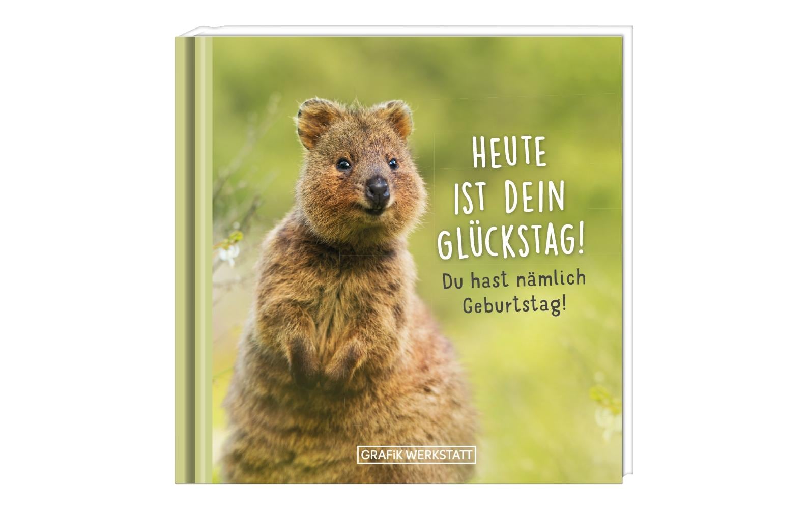 Grafik Werkstatt Minibuch Heute ist dein Glückstag