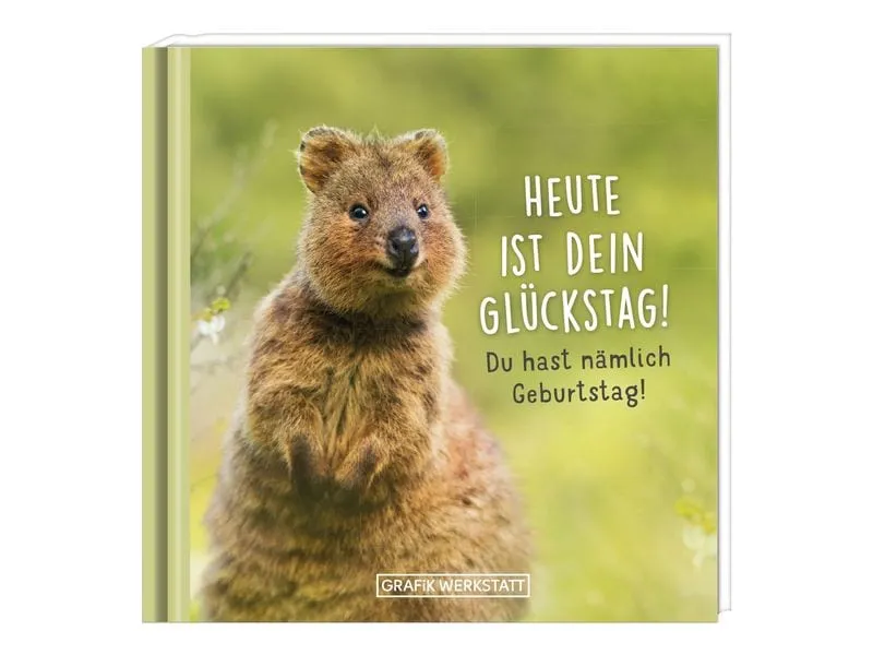 Grafik Werkstatt Minibuch Heute ist dein Glückstag Grafik Werkstatt Minibuch Heute ist dein Glückstag