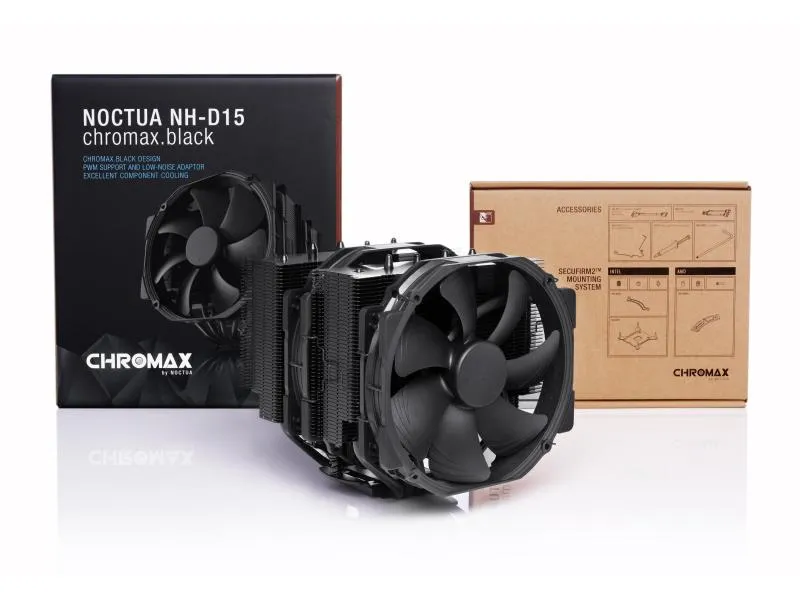 Noctua CPU-Kühler NH-D15 chromax.black Noctua CPU-Kühler NH-D15 chromax.black