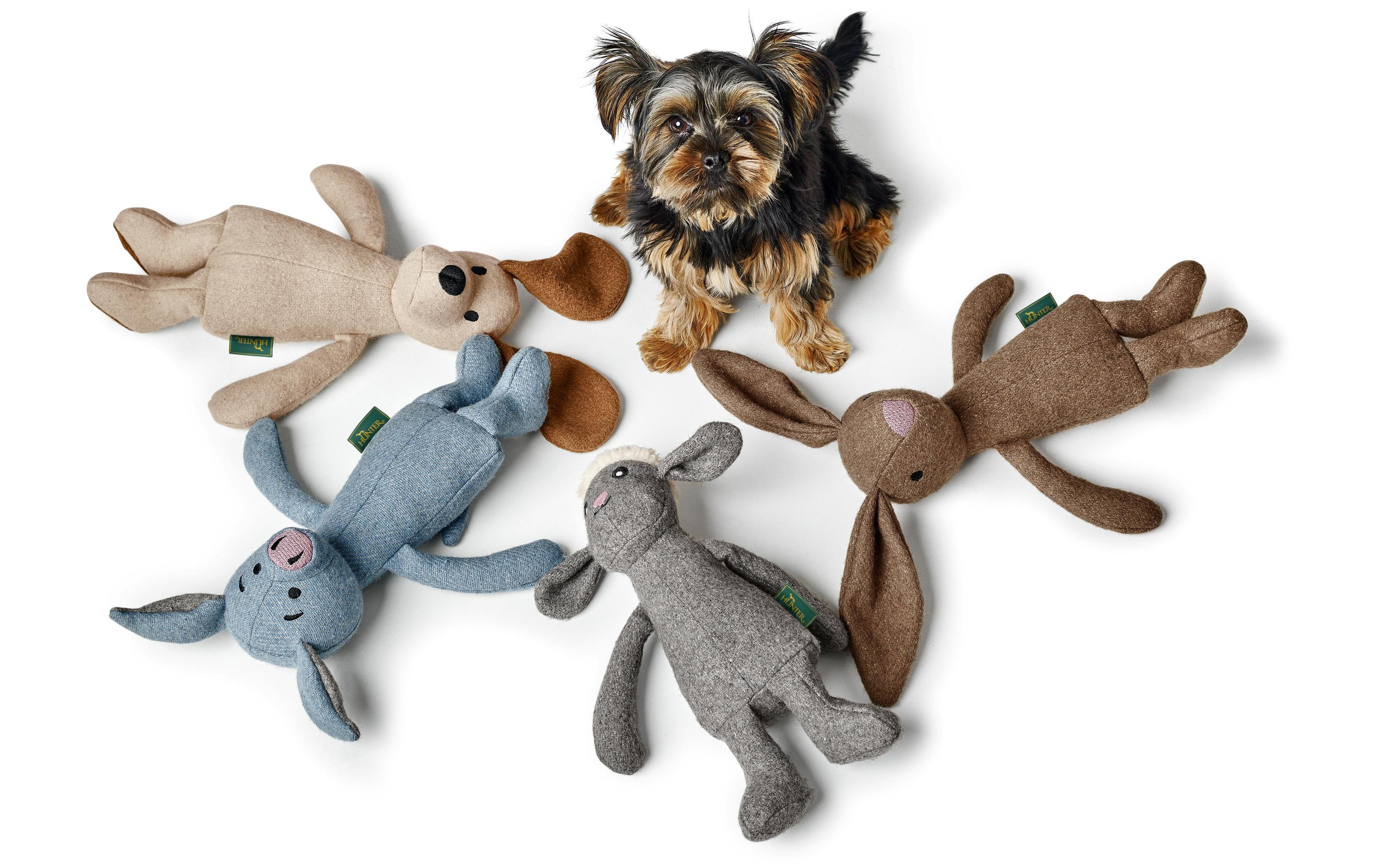 Hunter Hunde-Spielzeug Marle Schaf, 35 cm, Grau