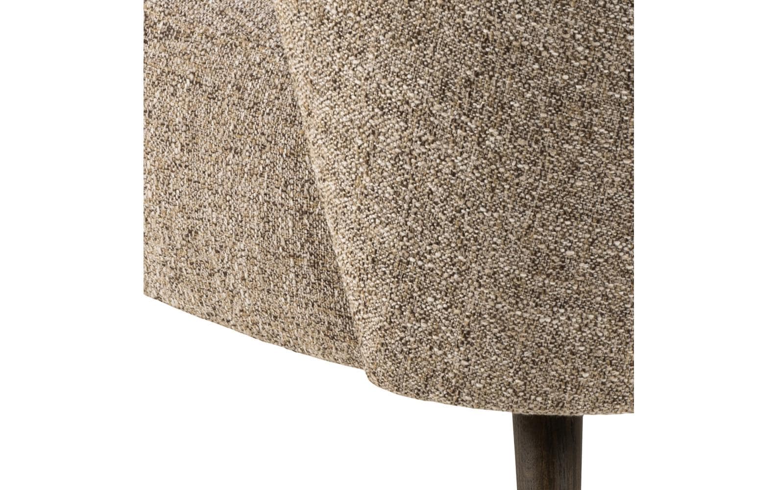 AC Design Sessel Elmont Eiche/Stahl, Beige