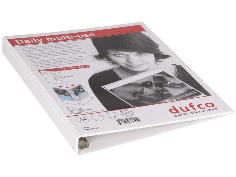 dufco Ringbuch 2.8 cm, Weiss dufco Ringbuch 2.8 cm, Weiss
