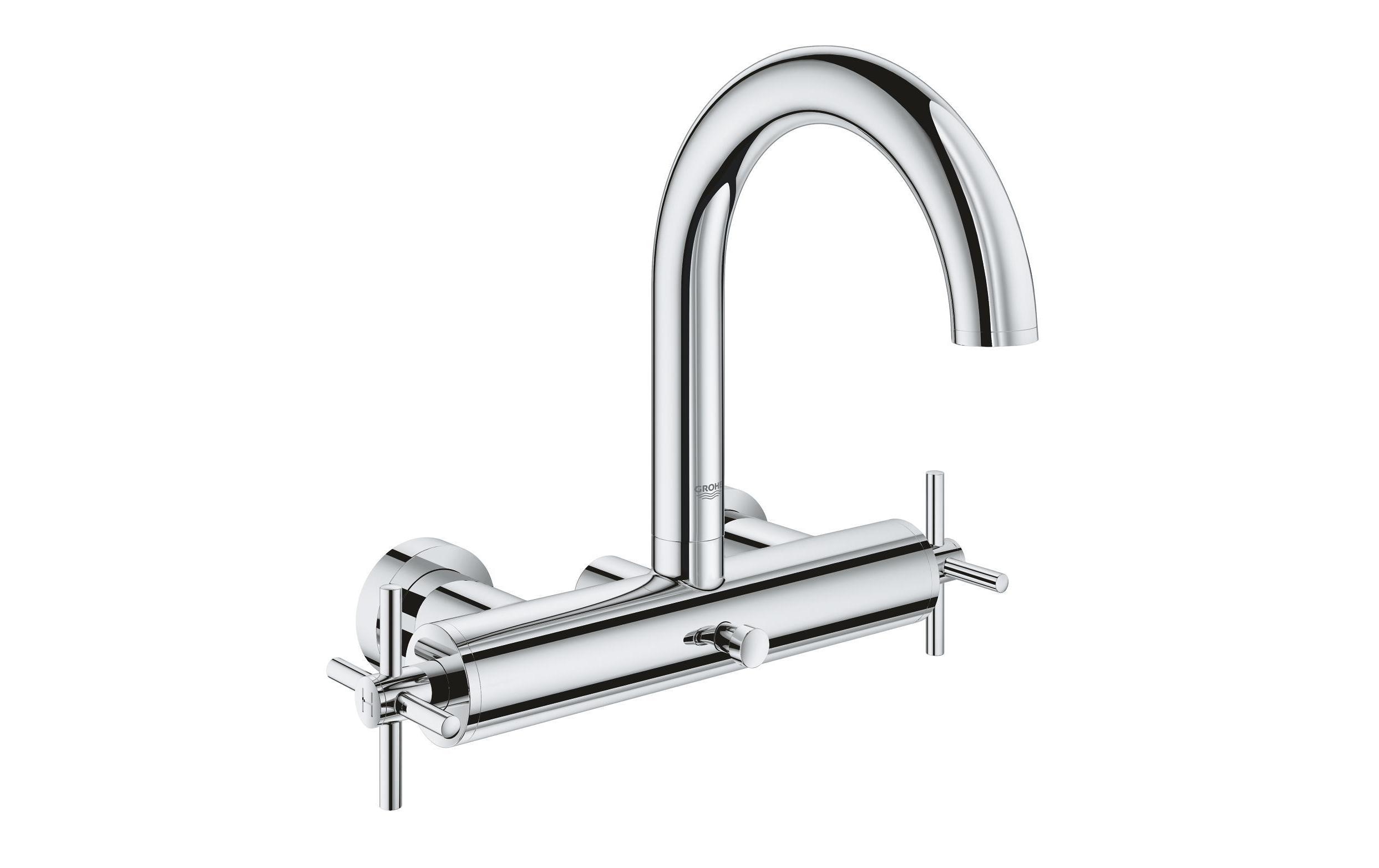 GROHE Badewannenarmatur Atrio Kreuzgriffe