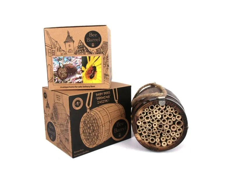 Wildlife World Wildbienenhotel Bienenfass 13 x 13 x 18 cm Wildlife World Wildbienenhotel Bienenfass 13 x 13 x 18 cm