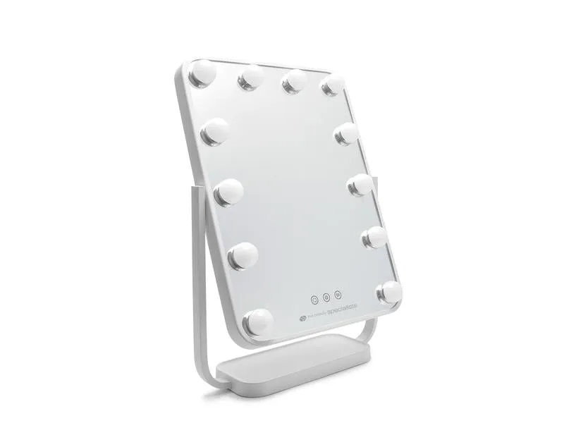 Rio Kosmetikspiegel Hollywood Glamour Weiss