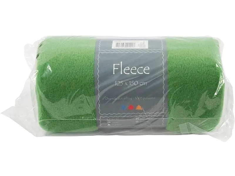 Creativ Company Fleece 150 cm x 125 cm, Grün