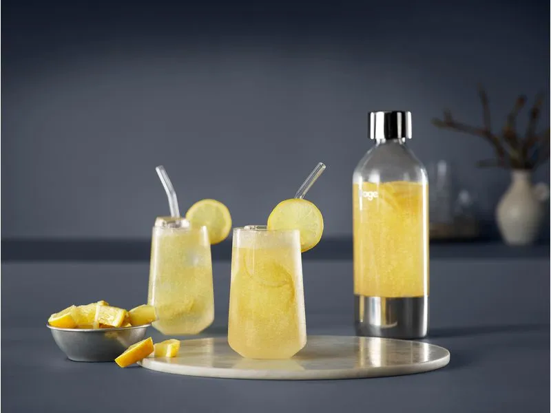 Sage Wassersprudler the InFizz Fusion Brushed Stainless Steal Sage Wassersprudler the InFizz Fusion Brushed Stainless Steal
