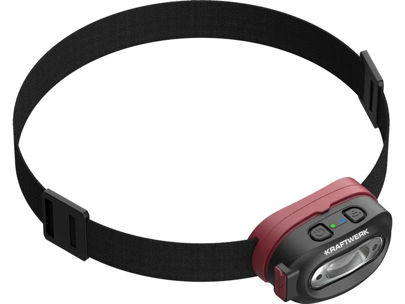 Kraftwerk LED-Stirnlampe COB 500, 500 lm, Schwarz Kraftwerk LED-Stirnlampe COB 500, 500 lm, Schwarz