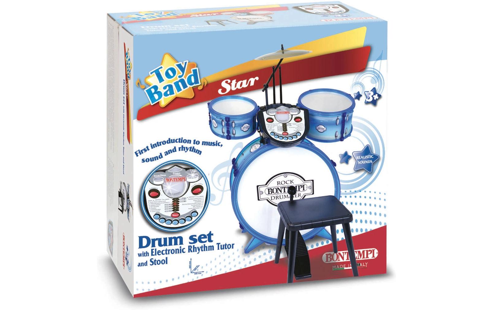 Bontempi Musikinstrument Schlagzeug mit Tutor