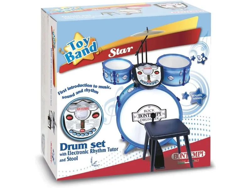 Bontempi Musikinstrument Schlagzeug mit Tutor