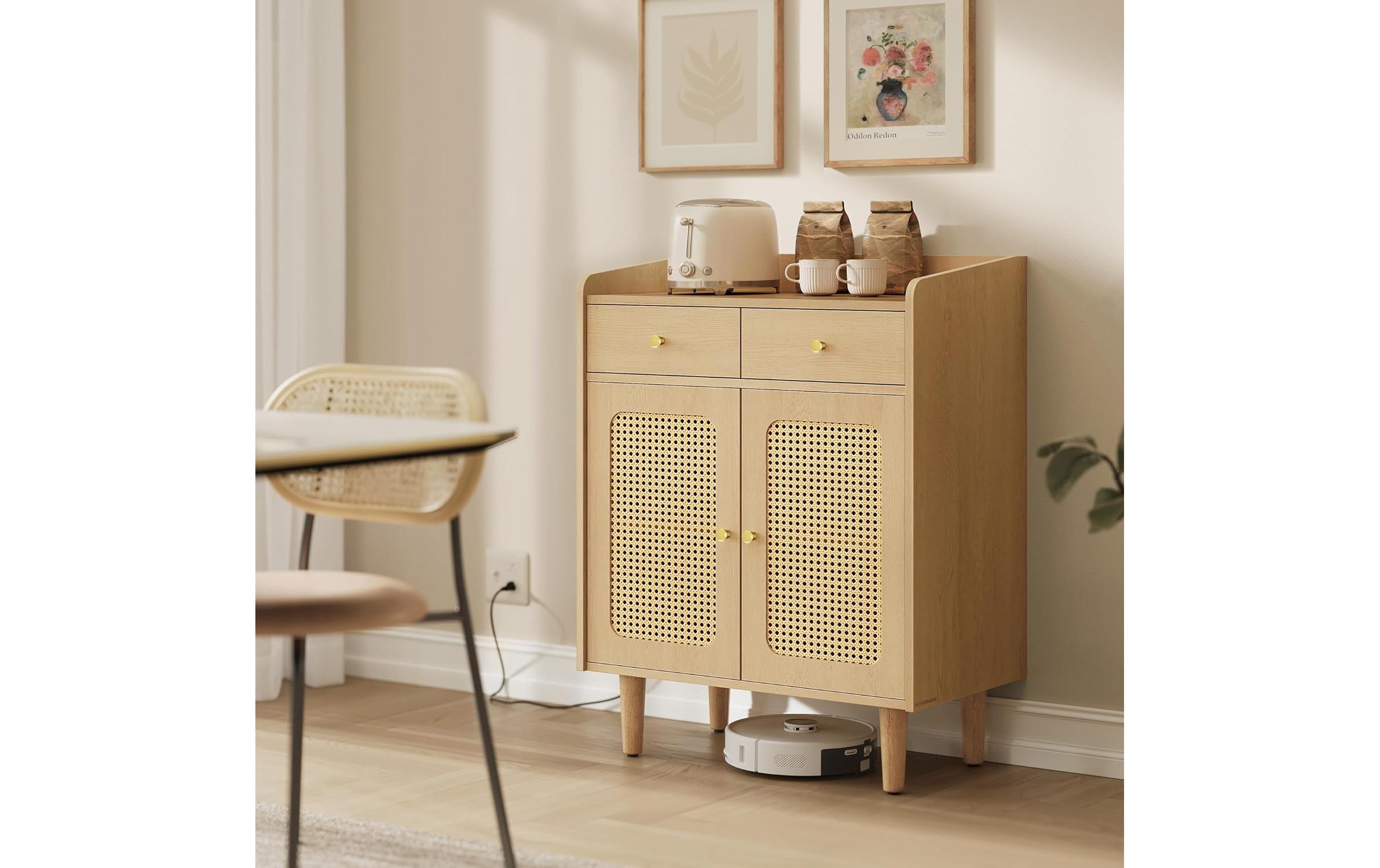 VASAGLE Kommode mit Schubladen 70 x 90 cm, Braun