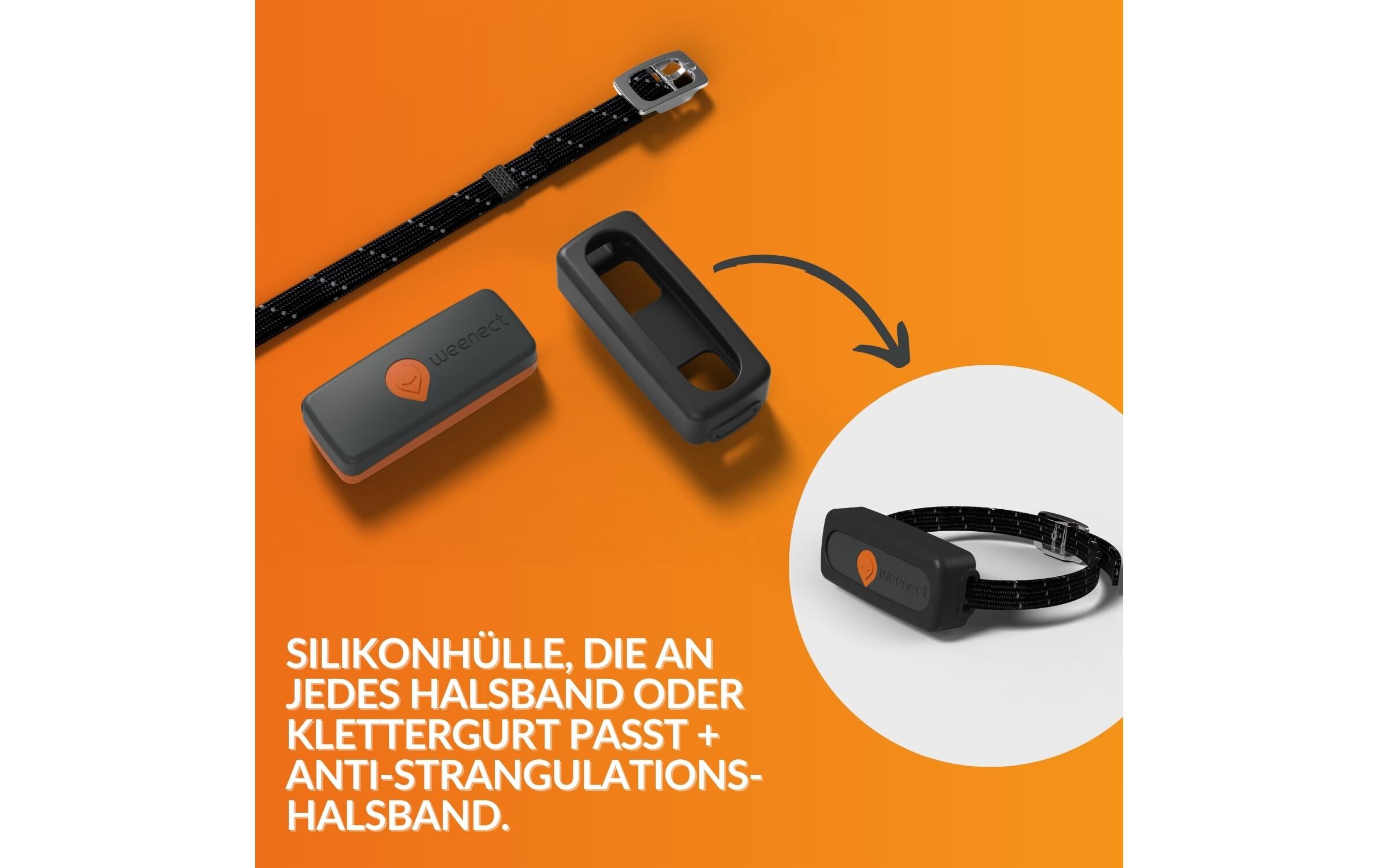 Weenect GPS-Tracker XS für Katzen, Schwarz