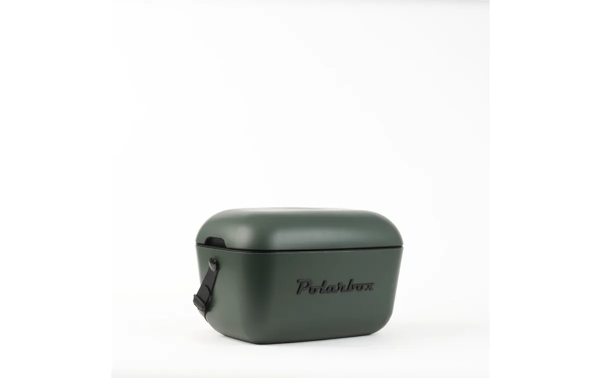Polarbox Retro Cooler 12 l Waldgrün – Schwarz