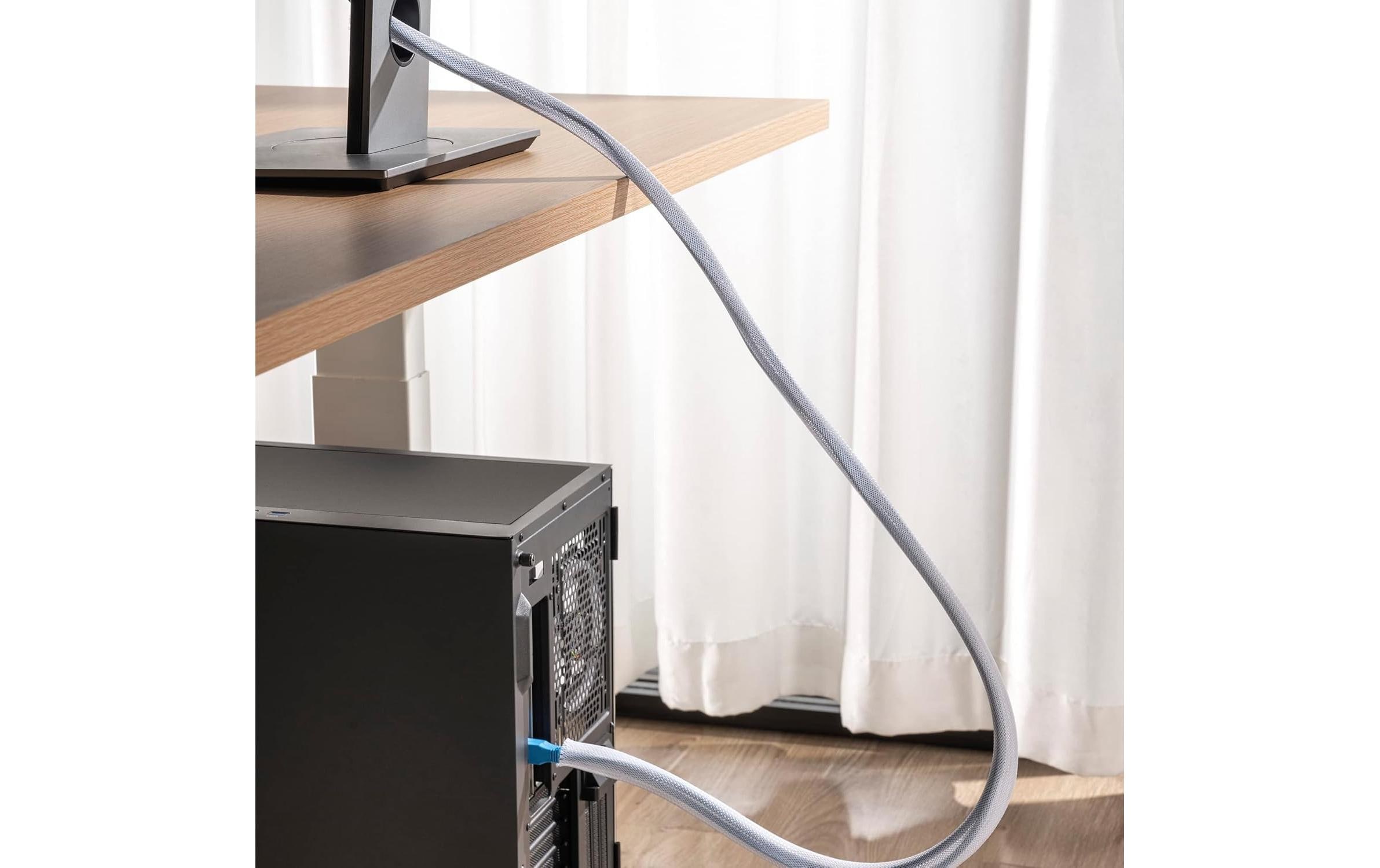 PureMounts Kabelschlauch PM-ZCCS-SOCKS-20W 1.8 m x 20 mm Weiss