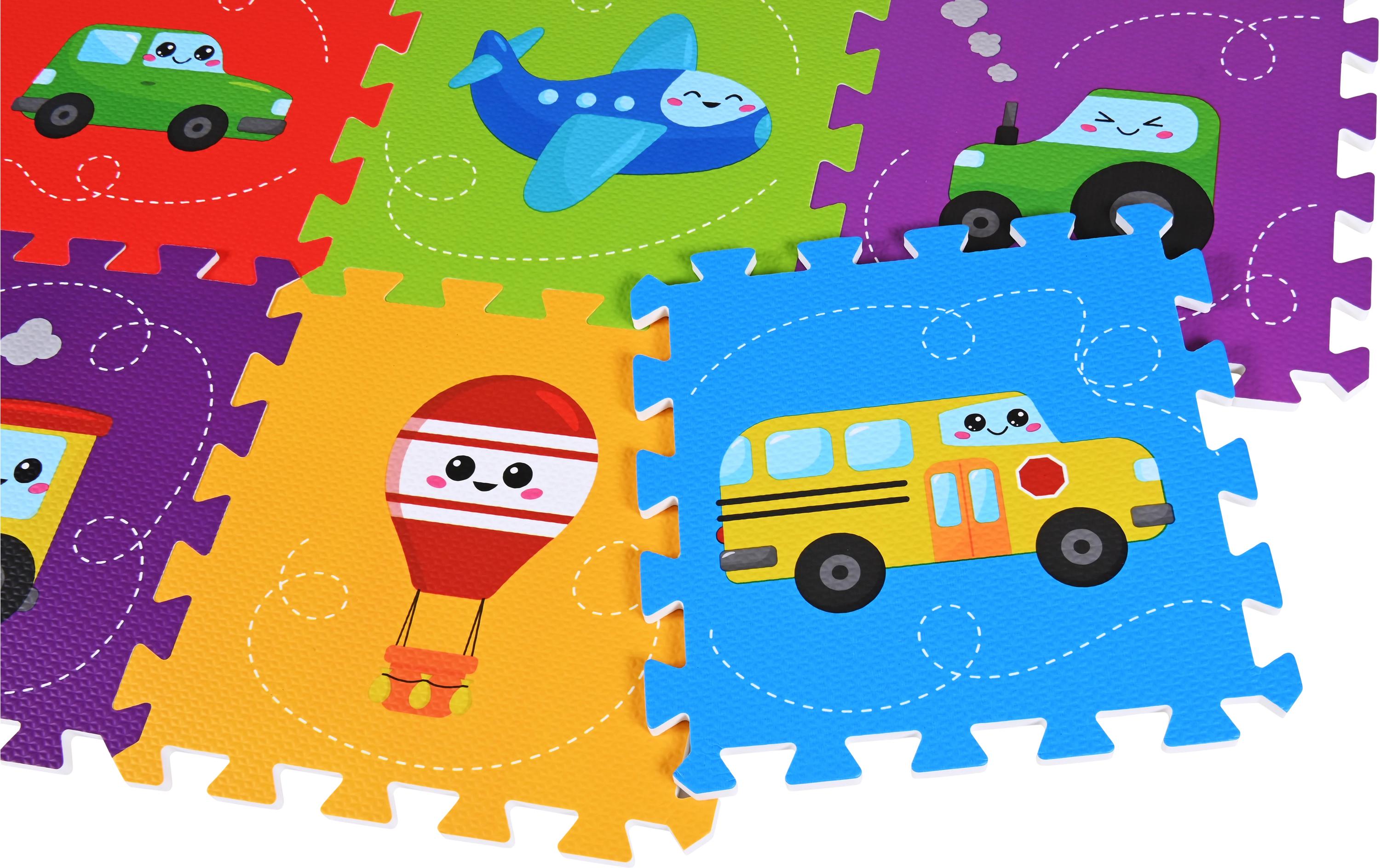 Knorrtoys Puzzlematte Fahrzeuge 9-teilig
