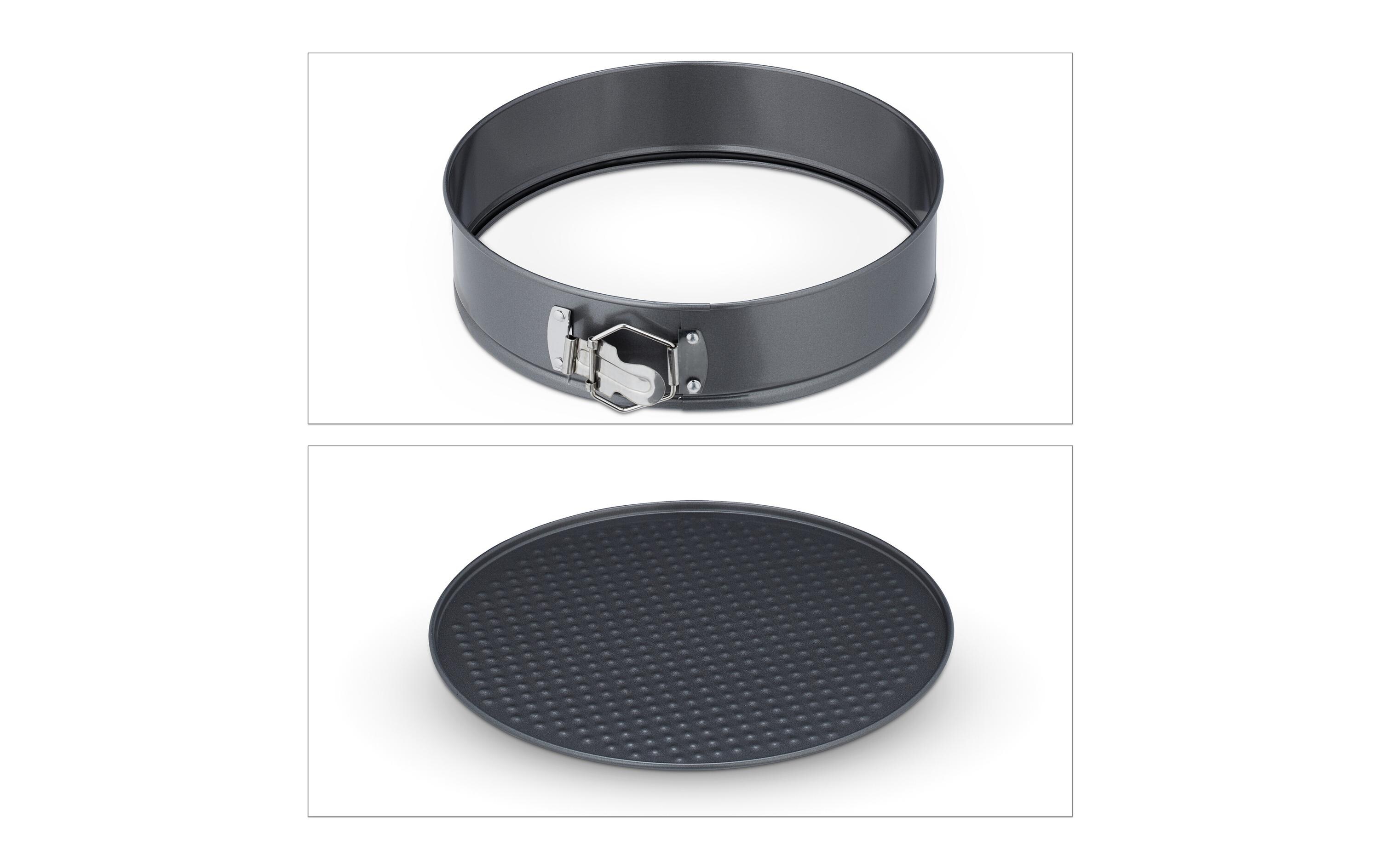 relaxdays Springform 18 cm/ 20 cm/ 22 cm/ 24 cm, Anthrazit