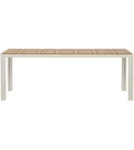 Schou Tisch Noah 205 x 90cm – Grau, Teak