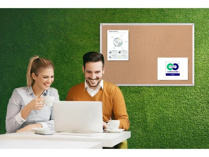 Bi-Office Pinnwand Earth 60 cm x 45 cm, Braun Bi-Office Pinnwand Earth 60 cm x 45 cm, Braun