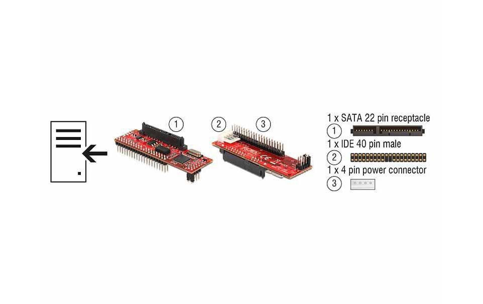 Delock Konverter 62510 SATA - IDE