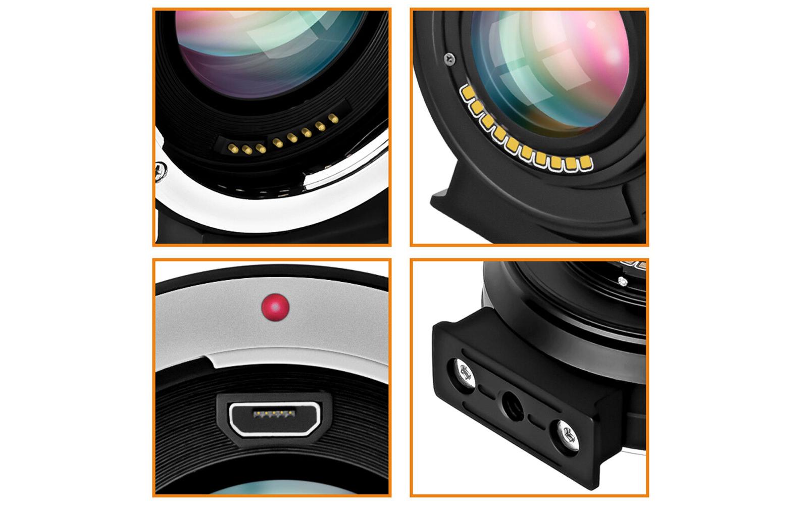 Commlite CM-EF-FX Booster Canon EF/EF-S zu Fujifilm FX
