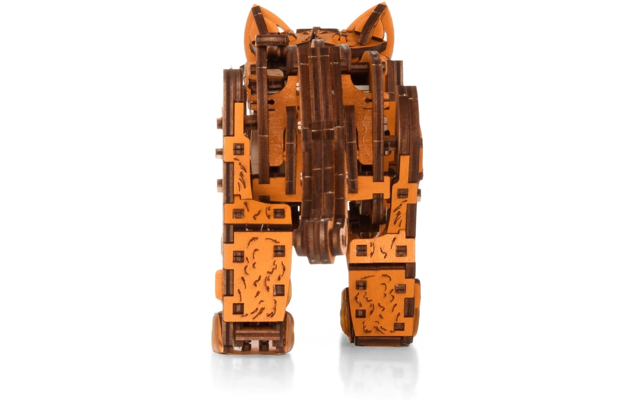 Eco-Wood-Art Bausatz Kätzchen Orange