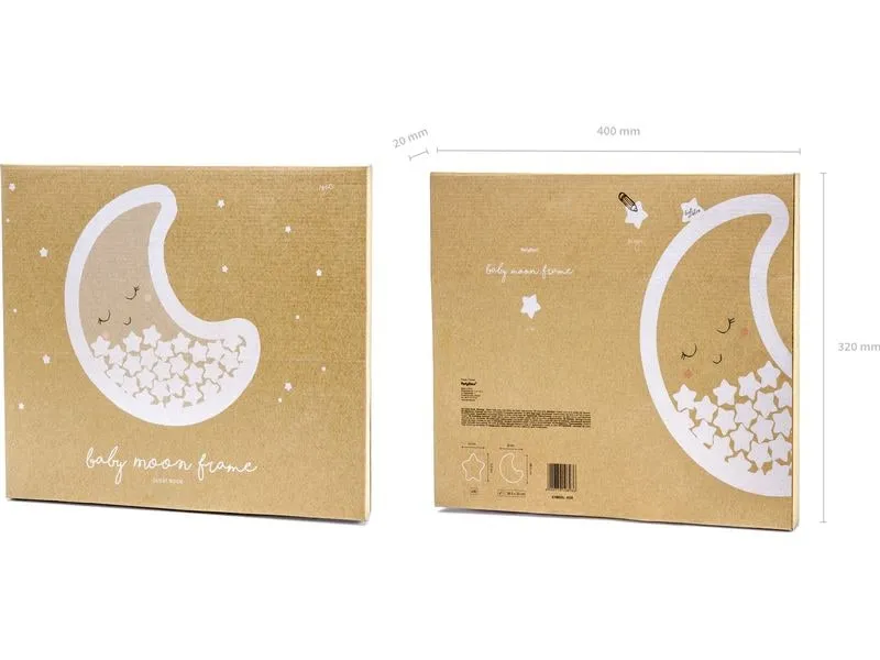 Partydeco Gästebuch Mond Weiss Partydeco Gästebuch Mond Weiss