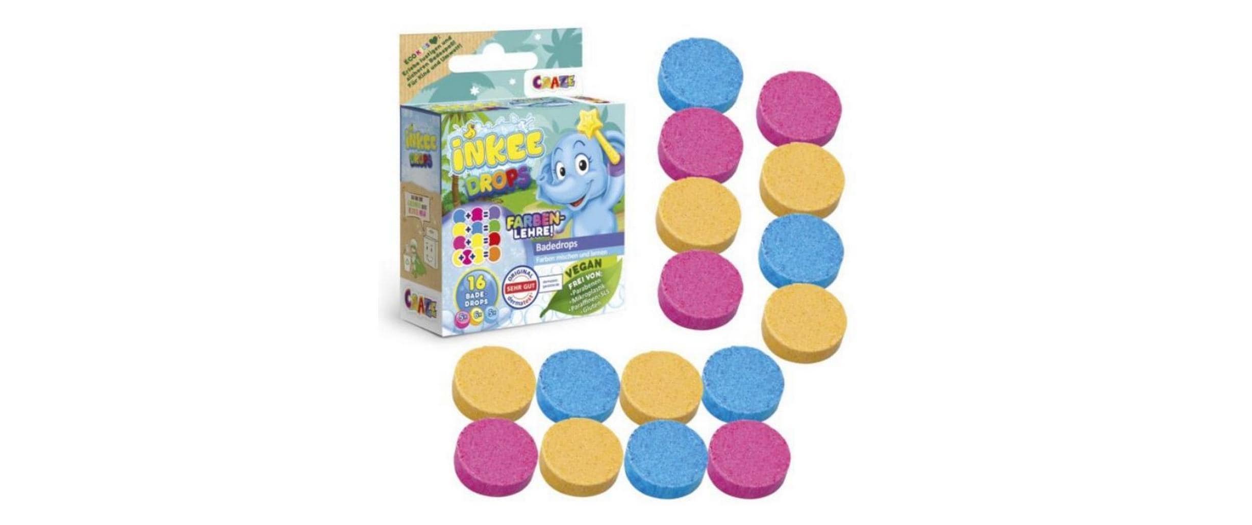 Craze Badespass Inkee Badedrops 16 Stück Craze Badespass Inkee Badedrops 16 Stück