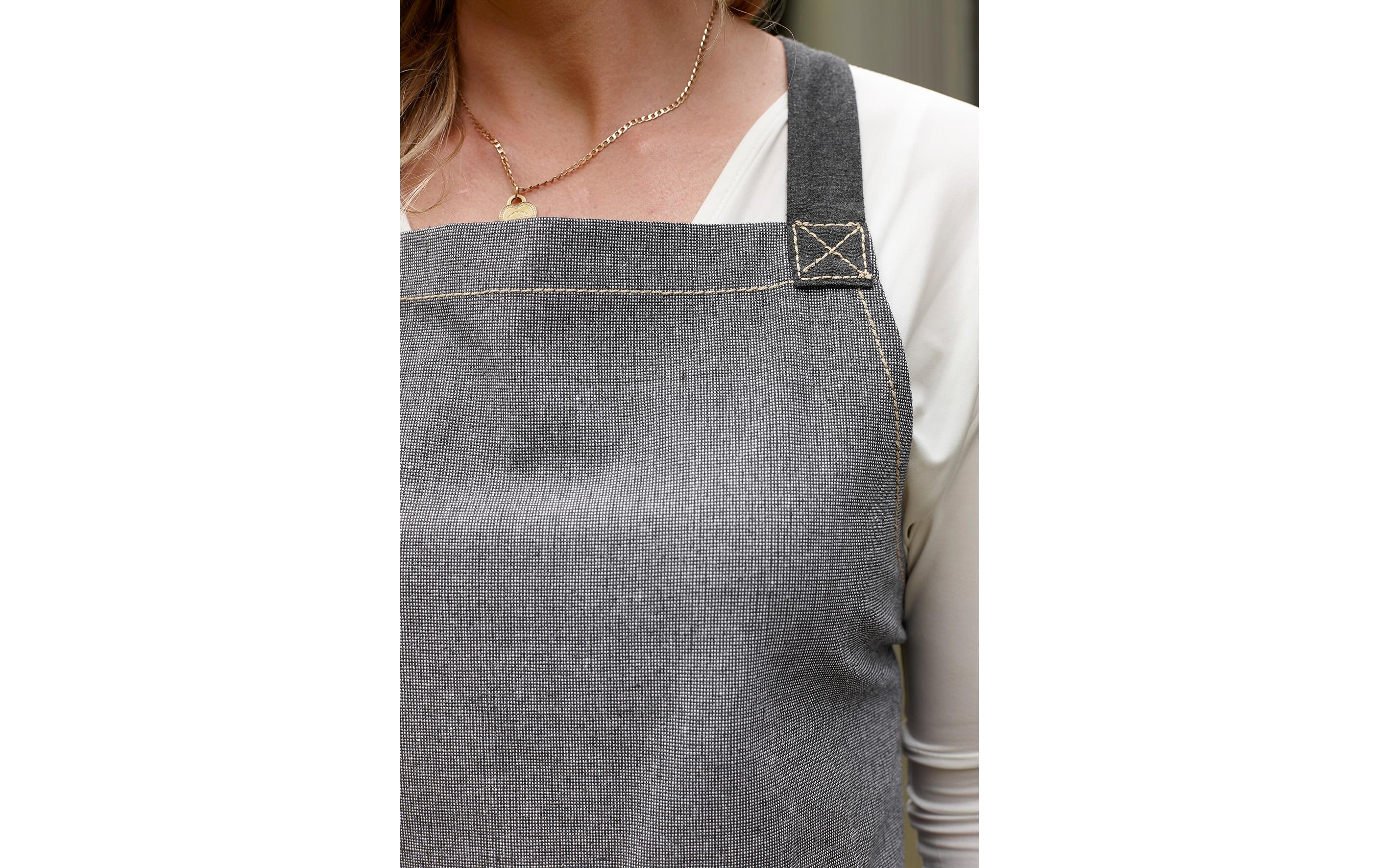 Ladelle Küchenschürze Eco Recycled 70 x 89 cm, Anthrazit