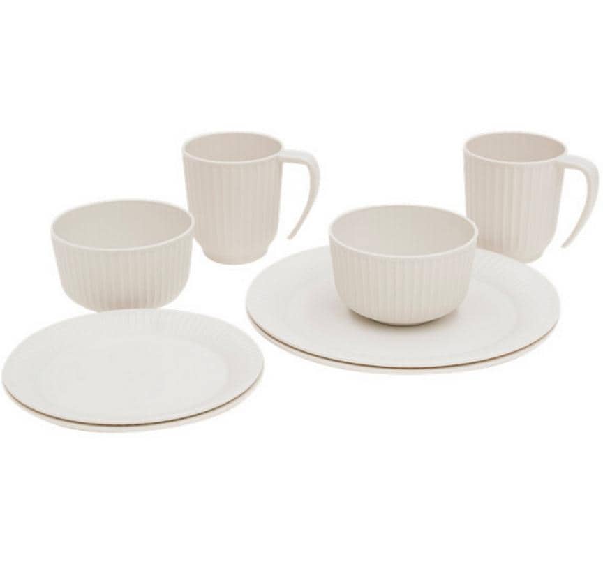 Outwell Outdoor-Geschirrset Delish 2er-Set Sandstone