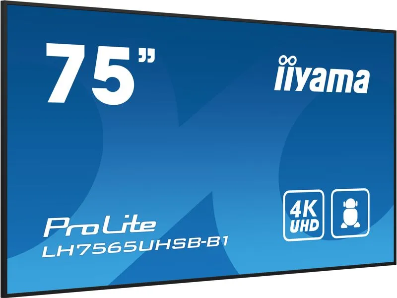 iiyama Public Display ProLite LH7565UHSB-B1 74.5 iiyama Public Display ProLite LH7565UHSB-B1 74.5
