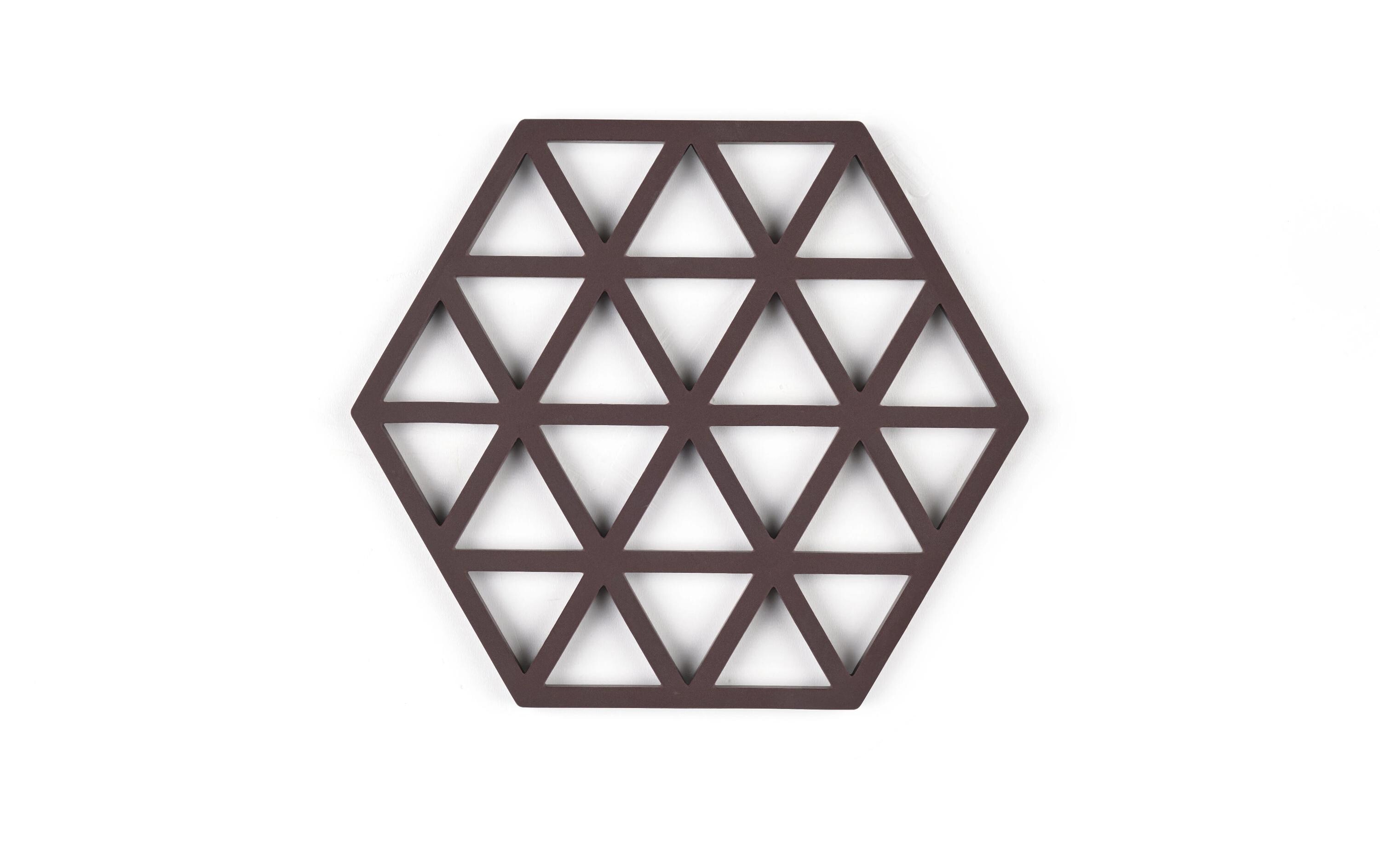Zone Denmark Topfuntersetzer Triangle Dunkelbraun