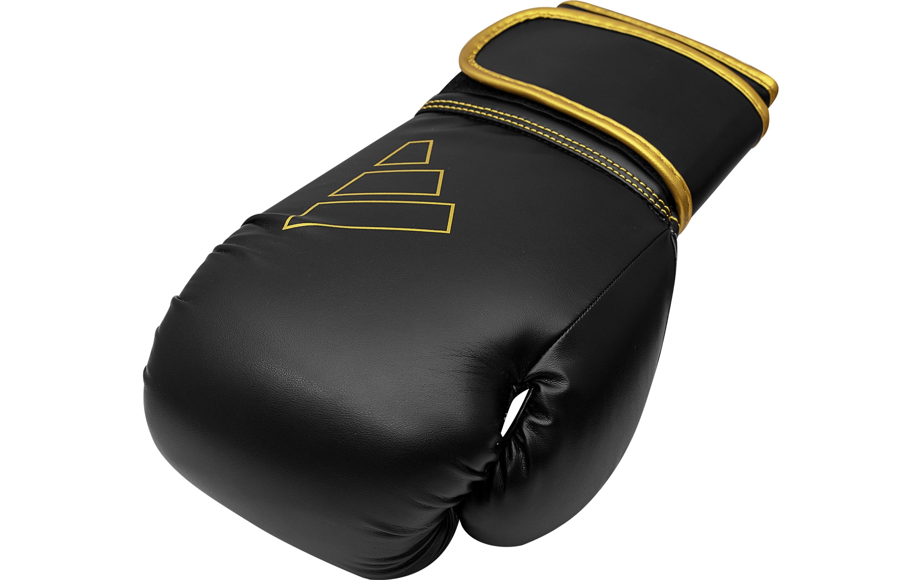 adidas Boxhandschuhe Hybrid 80 Gold/Schwarz, 12 oz
