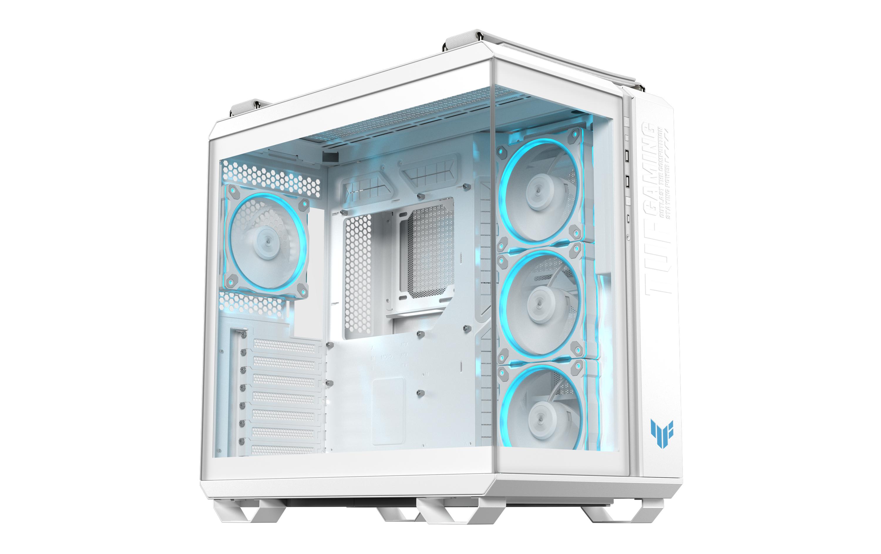 ASUS PC-Gehäuse TUF GAMING GT502 Horizon TG ARGB Weiss