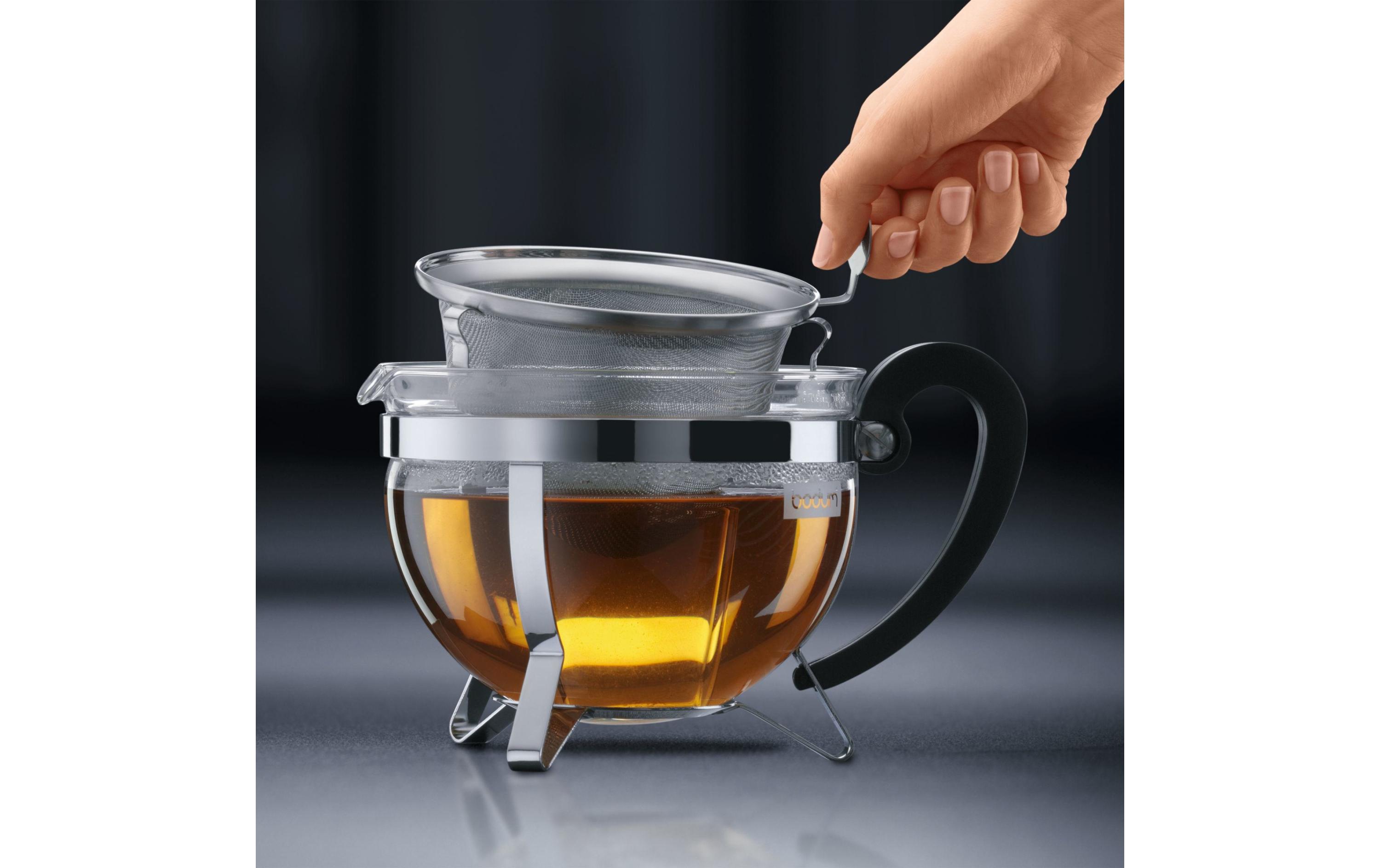 Bodum Teebereiter Chambord verchromt, 1 l Bodum Teebereiter Chambord verchromt, 1 l