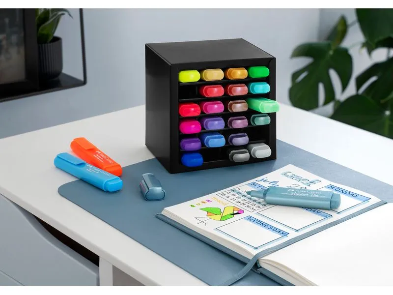 Faber-Castell Textmarker 46 Deskset 24 Stück Faber-Castell Textmarker 46 Deskset 24 Stück