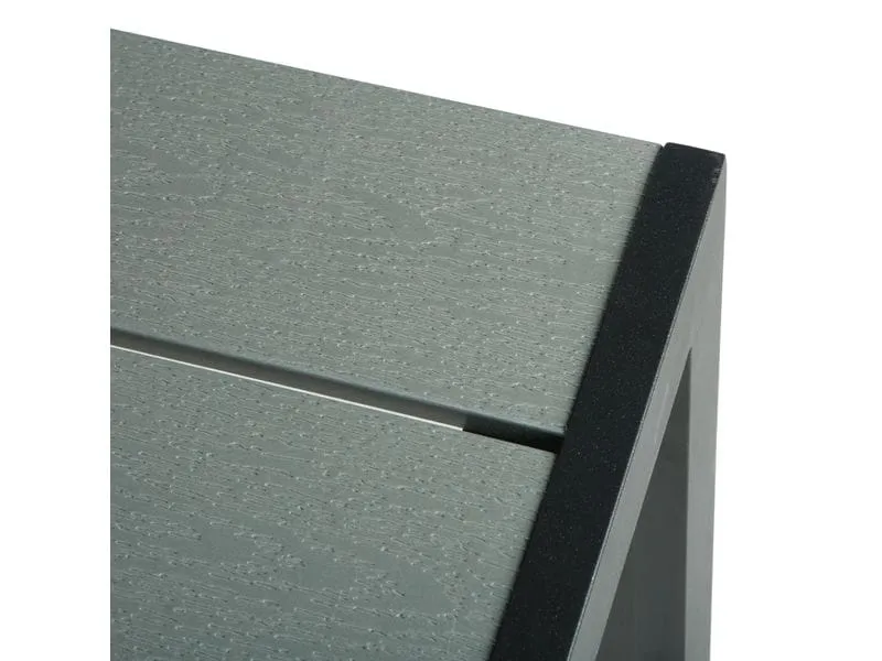 COCON Gartentisch Alice, 150 x 90 x 74 cm, Schwarz/Grau COCON Gartentisch Alice, 150 x 90 x 74 cm, Schwarz/Grau