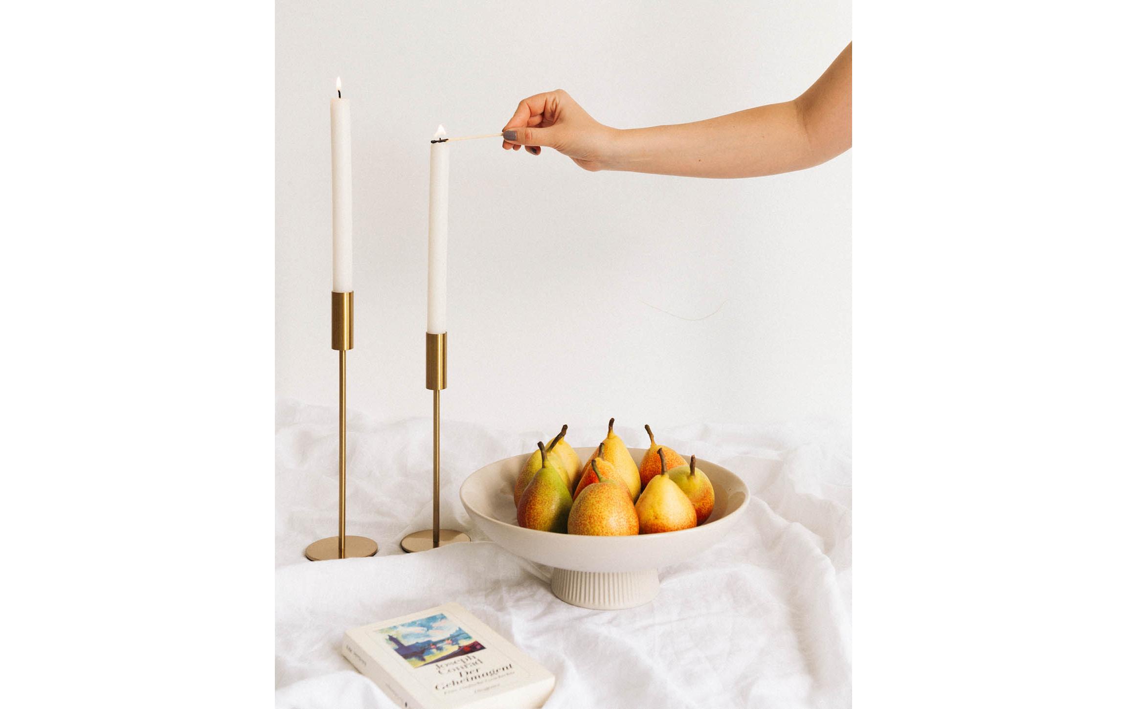 Esmée Kerzenständer 25 cm, Gold